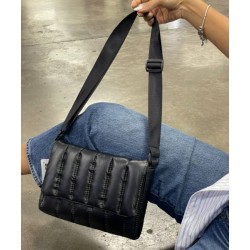 Bolsa Brilloso Bollon Negro 23 9065