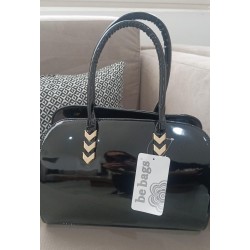Bolso Nebra Charol color Negro Mod. 24 0215