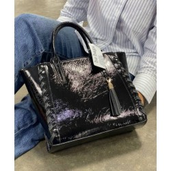 Bolsa Charol Negro Mod. 24 0228