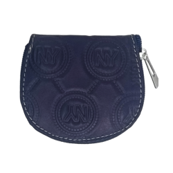 Monedero Piel Varios Colores NY Azul Marino mod: 23 M01