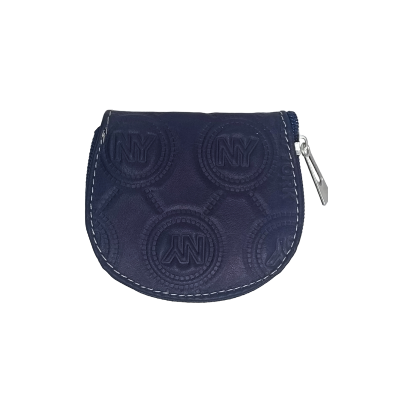 Monedero Piel Varios Colores NY Azul Marino mod: 23 M01