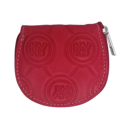 Monedero Piel Varios Colores NY Rojo mod: 23 M01