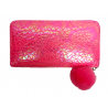 Cartera Fucsia Craquelada Mod. 10 0200