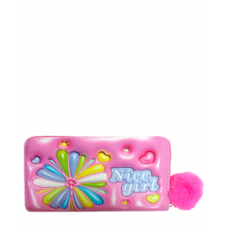 Cartera Fucsia Estilo Arcoiris Mod. 10 0200