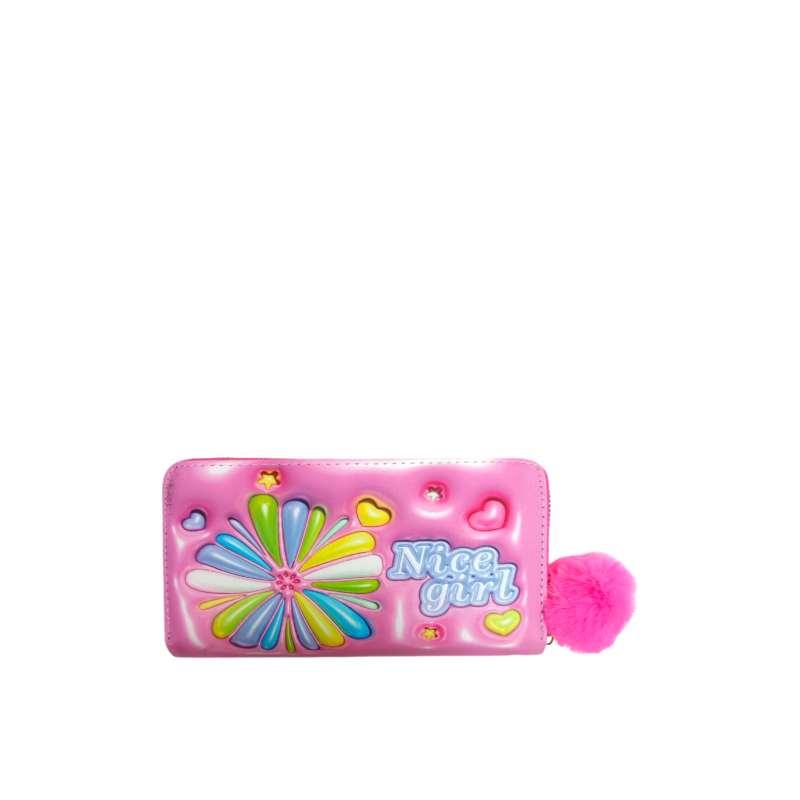 Cartera Fucsia Estilo Arcoiris Mod. 10 0200