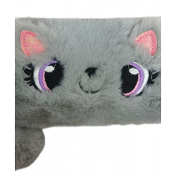Cartera Gris de Peluche Mod. 10 0200
