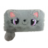 Cartera Gris de Peluche Mod. 10 0200