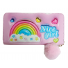 Cartera Rosa Estilo Arcoiris Mod. 10 0200