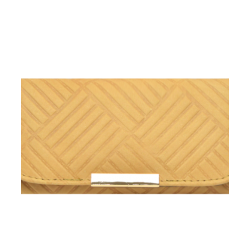 Cartera de Piel Cuadros Camel mod 23 0703