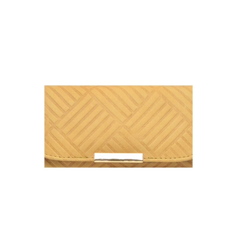 Cartera de Piel Cuadros Camel mod 23 0703