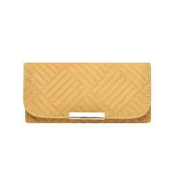 Cartera de Piel Cuadros Camel mod 23 0703
