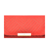 Cartera de Piel Cuadros Rojo mod 23 0703
