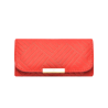 Cartera de Piel Cuadros Rojo mod 23 0703