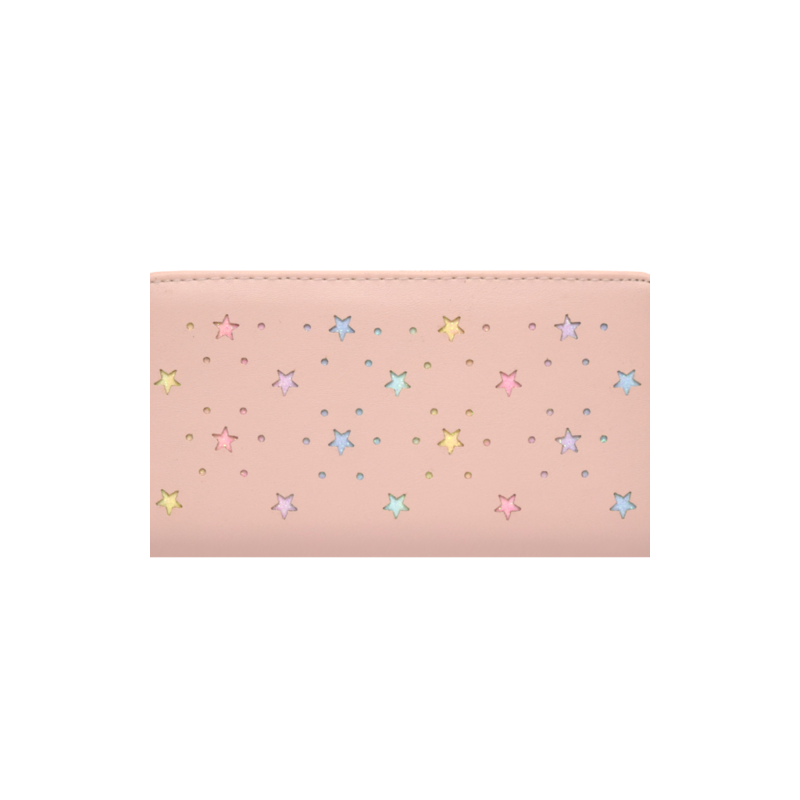 Cartera Estrellas Rosa 10 0402