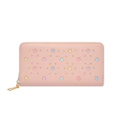 Cartera Estrellas Rosa 10 0402