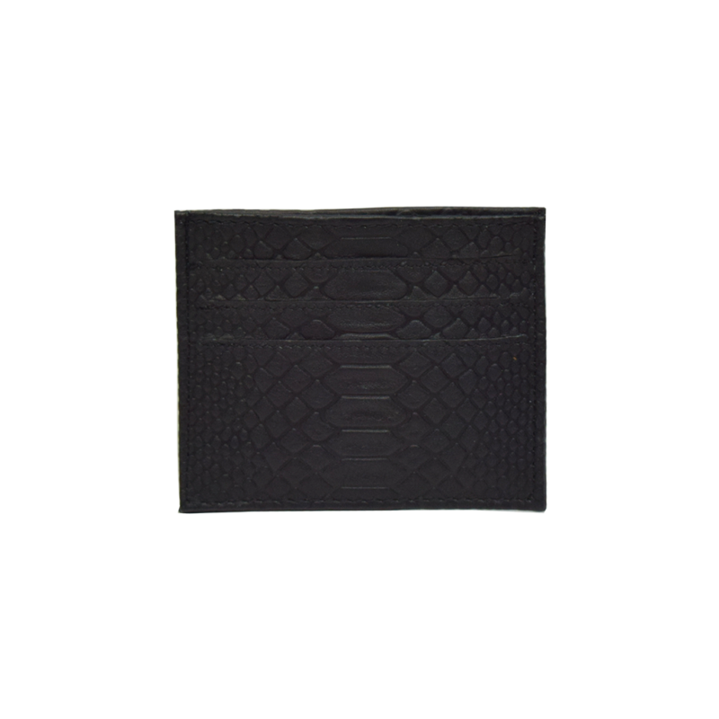 Tarjetero Piel Negro mod. 23 7054
