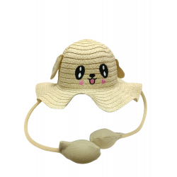 Sombrero Infantil Beige con Orejas Mod. 10 0032