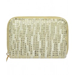 Cartera Mujer Brillos Beige mod: 10 0035