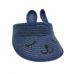 Visera Azul Marino Estilo Conejito Mod. 10 0032