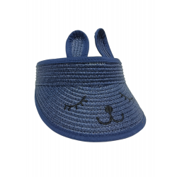 Visera Azul Marino Estilo Conejito Mod. 10 0032