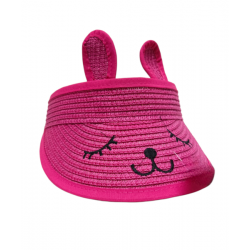 Visera Fucsia Estilo Conejito Mod. 10 0032