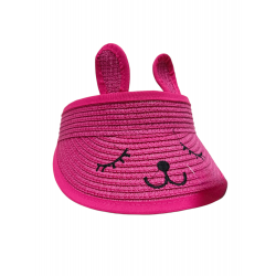 Visera Fucsia Estilo Conejito Mod. 10 0032
