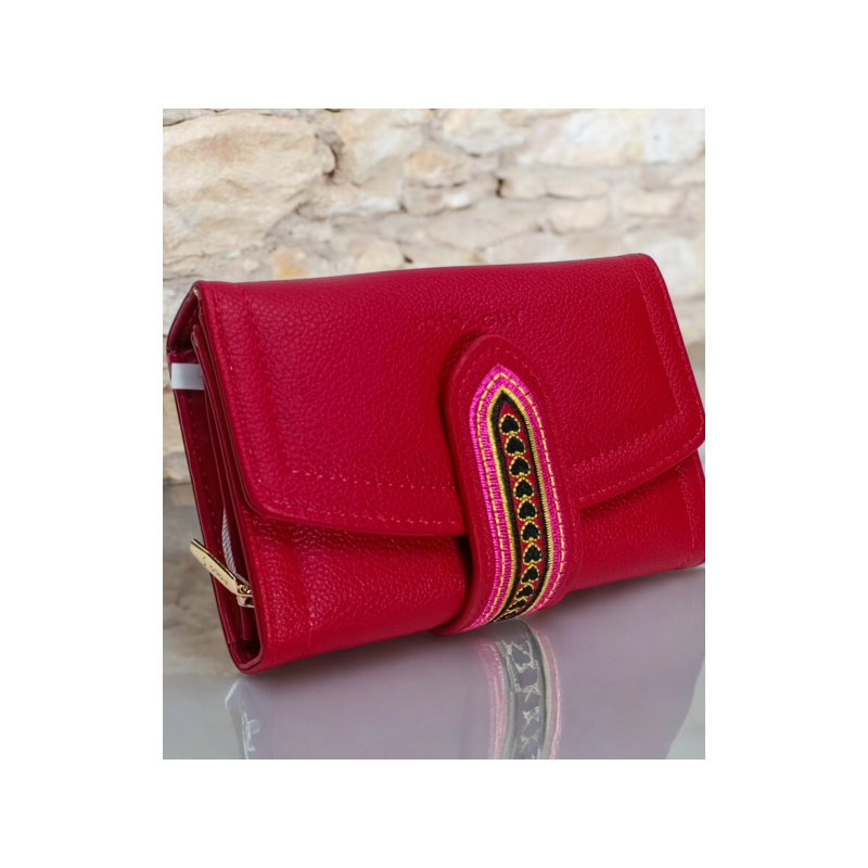 Cartera Roja para Dama Mod. 10 2404