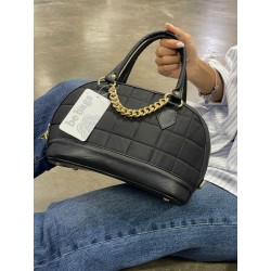 Bolso Abollonado Pongge Negro Mod. 23 9015