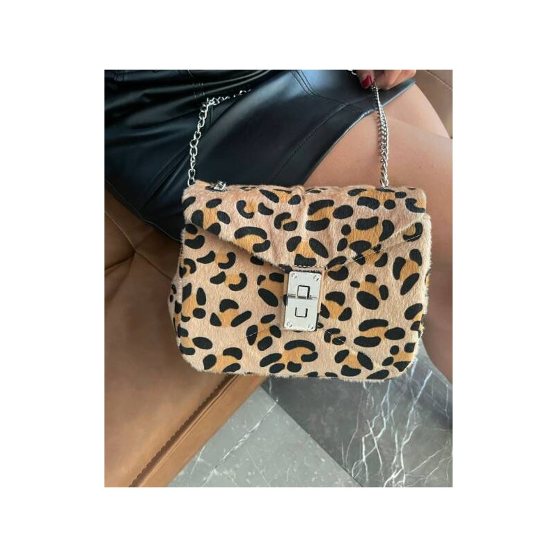 Bolso Bandolero Estampado de Leopardo Mod. 42 0005