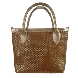 Bolsa Económica Yute Rayas Bronce mod 06 0120