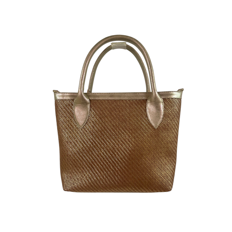 Bolsa Económica Yute Rayas Bronce mod 06 0120