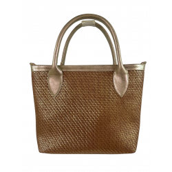 Bolsa Económica Yute Rayas Bronce mod 06 0120