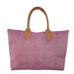 Bolsa Tejida en color Fucsia Mod. 06 0120