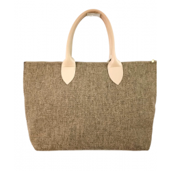 Bolsa Tejida en color Trigo Mod. 06 0120