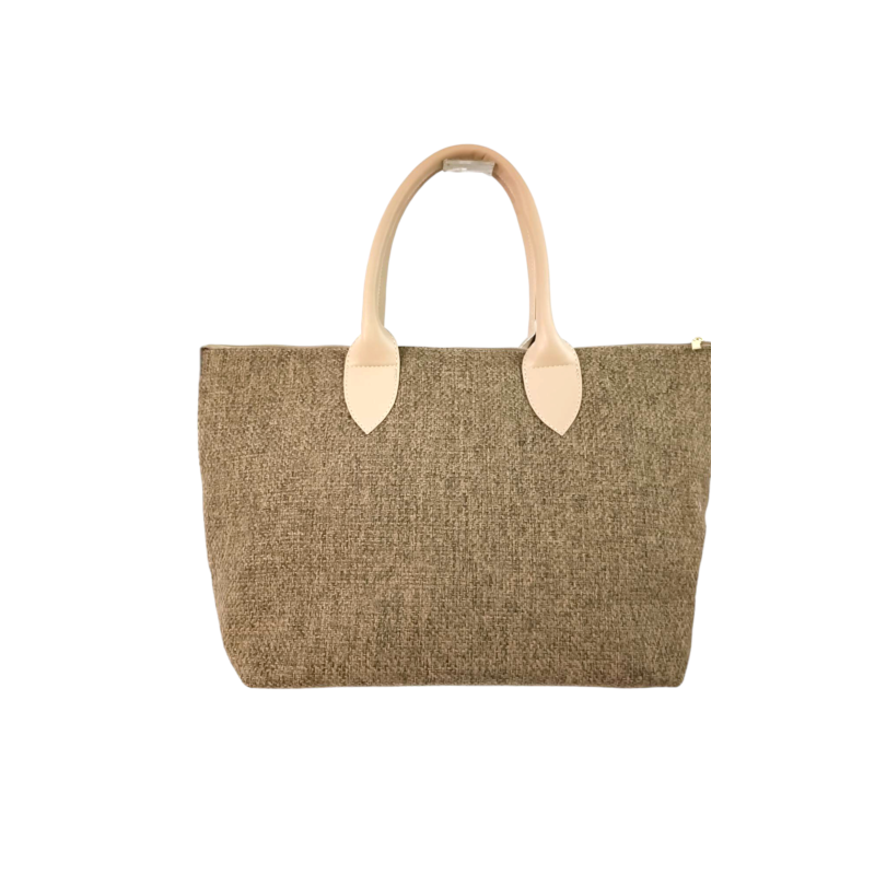 Bolsa Tejida en color Trigo Mod. 06 0120