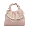 Bolsa Pliegues Rosa con Perlas mod 10 0148