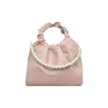 Bolsa Pliegues Rosa con Perlas mod 10 0148