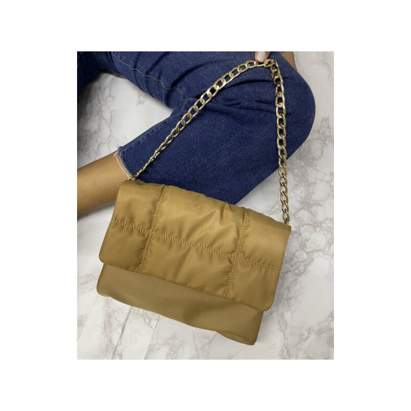 Mini Bolsa Bimba Camel Asa Cadena Mod. 23 9065