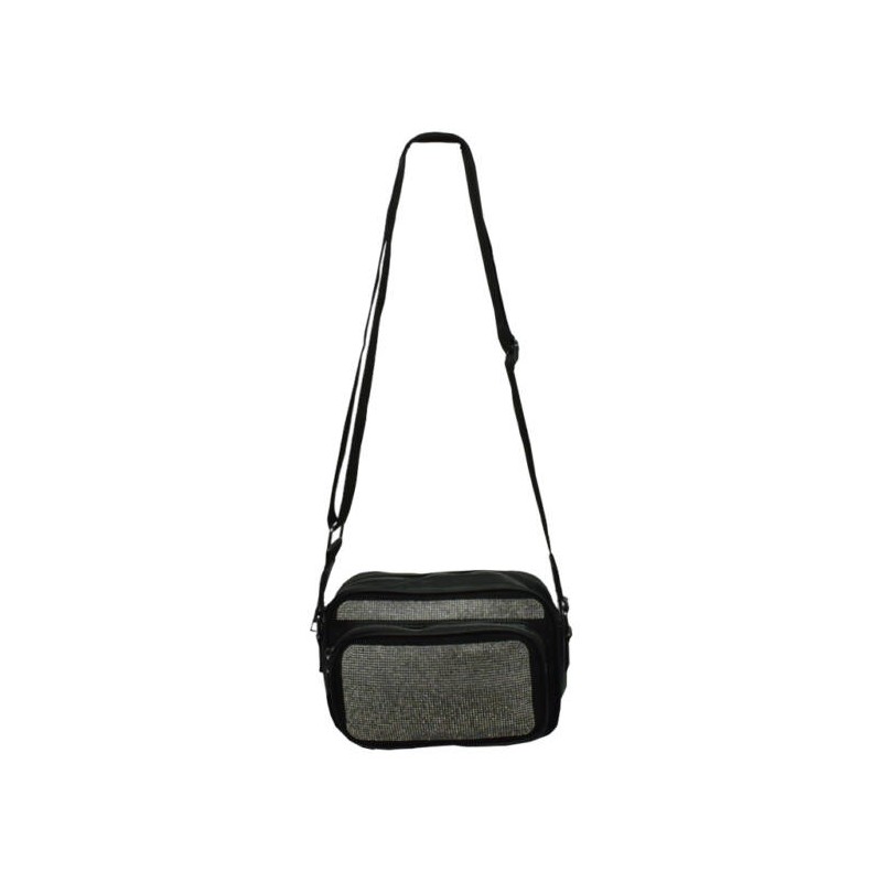 Bolso Mini Brillos Negro 10 1180