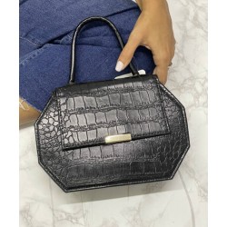 Bolsa Cajita Napa Grabada Negro mod. 23 9062
