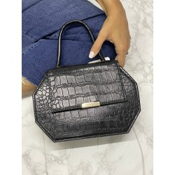 Bolsa Cajita Napa Grabada Negro mod. 23 9062