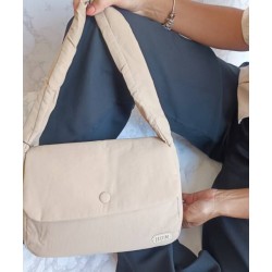 Bolsa corta de Nylon en Camel Mod. 10 14509