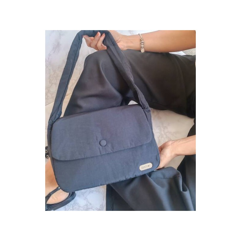 Bolsa corta de Nylon en Negro Mod. 10 14509