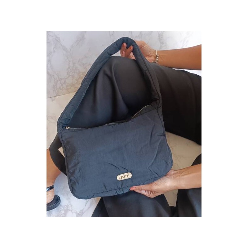 Bolsa Juvenil de Nylon Negro Mod. 10 14507