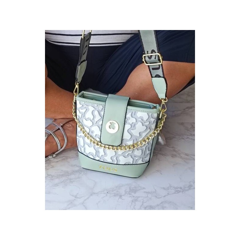 Bolso Bandolero color Aqua Mod. 10 0223