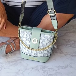 Bolso Bandolero color Aqua Mod. 10 0223