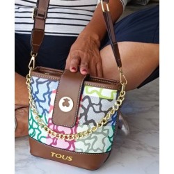 Bolso Bandolero color Cafe Mod. 10 0223