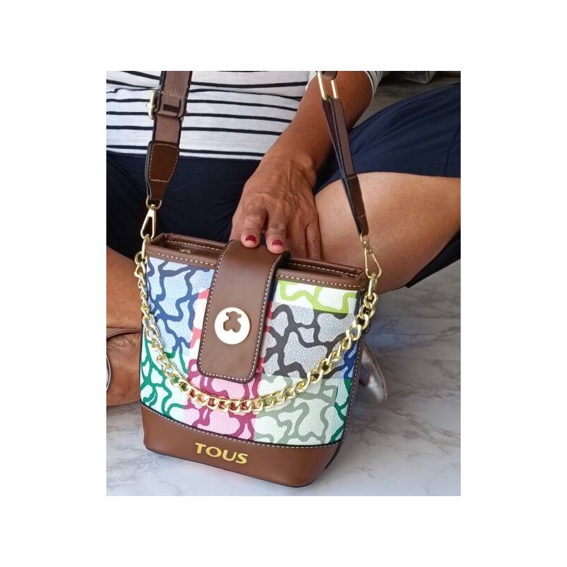 Bolso Bandolero color Cafe Mod. 10 0223