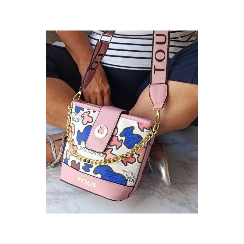 Bolso Bandolero color Rosa Mod. 10 0223