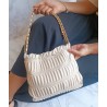 Bolso Beige Corrugado de Mano Mod. 10 2001